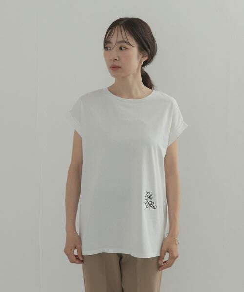 URBAN RESEARCH DOORS / アーバンリサーチ ドアーズ Tシャツ | 刺繍ロゴTシャツ | 詳細8