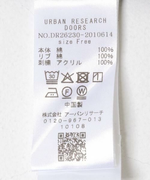URBAN RESEARCH DOORS / アーバンリサーチ ドアーズ Tシャツ | 刺繍ロゴTシャツ | 詳細25
