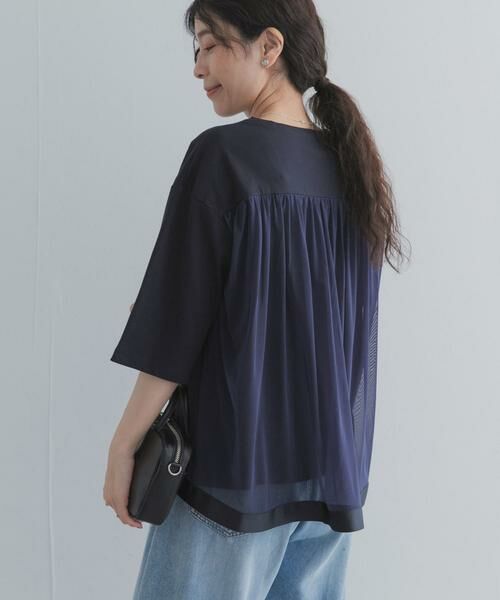 URBAN RESEARCH DOORS / アーバンリサーチ ドアーズ Tシャツ | バックシアー切替プルオーバー | 詳細3