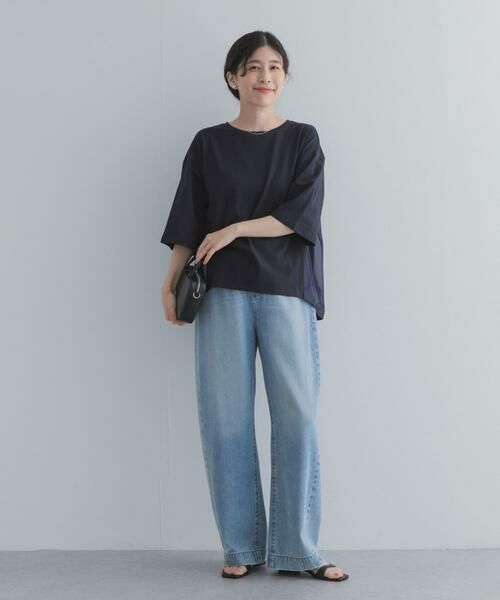 URBAN RESEARCH DOORS / アーバンリサーチ ドアーズ Tシャツ | バックシアー切替プルオーバー | 詳細7