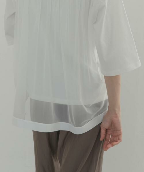 URBAN RESEARCH DOORS / アーバンリサーチ ドアーズ Tシャツ | バックシアー切替プルオーバー | 詳細19