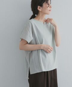 URBAN RESEARCH DOORS / アーバンリサーチ ドアーズ その他トップス | サイドレース刺繍切替プルオーバー