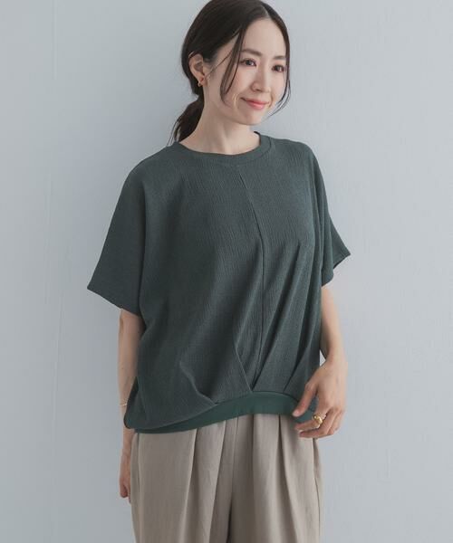 URBAN RESEARCH DOORS / アーバンリサーチ ドアーズ Tシャツ | フロントタック楊柳プルオーバー | 詳細4