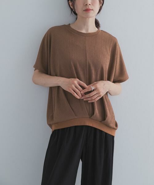 URBAN RESEARCH DOORS / アーバンリサーチ ドアーズ Tシャツ | フロントタック楊柳プルオーバー | 詳細13