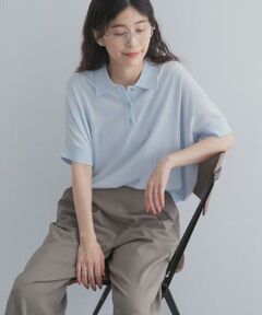 URBAN RESEARCH DOORS / アーバンリサーチ ドアーズ ニット・セーター | 衿付きドルマンニット