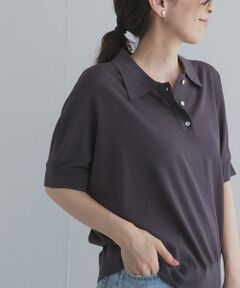 URBAN RESEARCH DOORS / アーバンリサーチ ドアーズ ニット・セーター | 衿付きドルマンニット