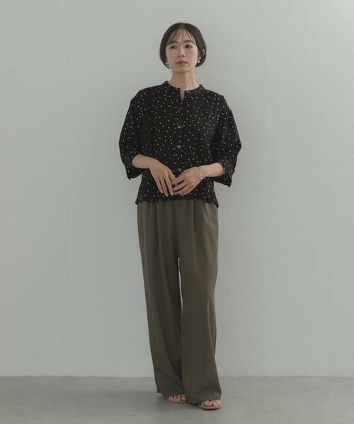 URBAN RESEARCH DOORS / アーバンリサーチ ドアーズ シャツ・ブラウス | 楊柳ドット5分袖ブラウス | 詳細17