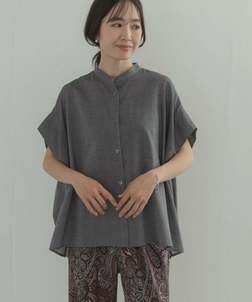 URBAN RESEARCH DOORS / アーバンリサーチ ドアーズ シャツ・ブラウス | シャンブレーワイドシャツ | 詳細3