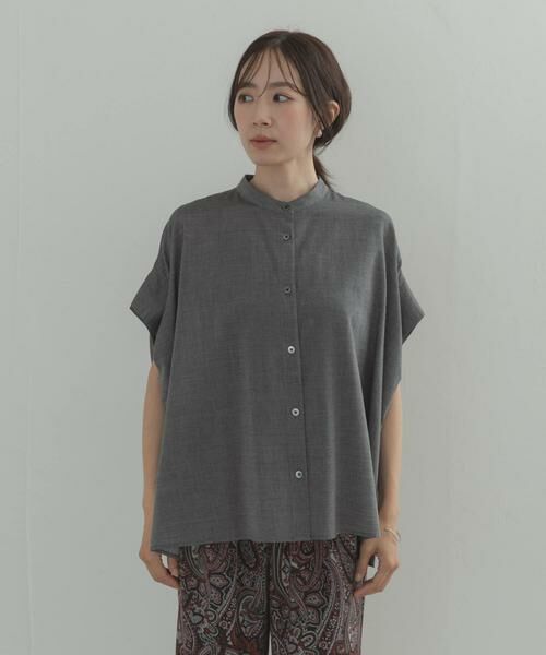 URBAN RESEARCH DOORS / アーバンリサーチ ドアーズ シャツ・ブラウス | シャンブレーワイドシャツ | 詳細8