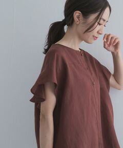 URBAN RESEARCH DOORS / アーバンリサーチ ドアーズ シャツ・ブラウス | バックフリルスリーブブラウス