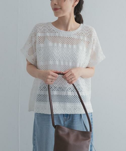 URBAN RESEARCH DOORS / アーバンリサーチ ドアーズ その他トップス | クロップドレースプルオーバー | 詳細17