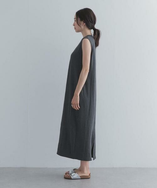 URBAN RESEARCH DOORS / アーバンリサーチ ドアーズ ワンピース | ノースリーブカットリブワンピース | 詳細18