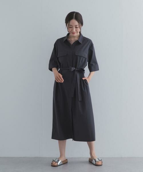 URBAN RESEARCH DOORS / アーバンリサーチ ドアーズ ワンピース | ワークシャツワンピース | 詳細2