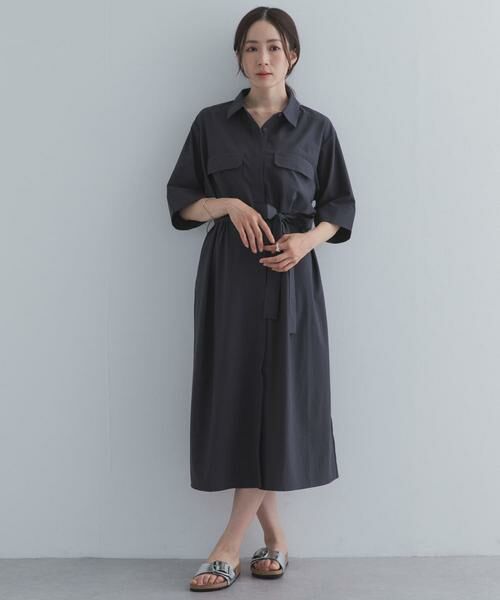 URBAN RESEARCH DOORS / アーバンリサーチ ドアーズ ワンピース | ワークシャツワンピース | 詳細3