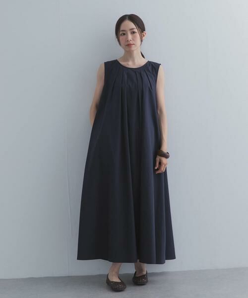 URBAN RESEARCH DOORS / アーバンリサーチ ドアーズ ワンピース | フロントタックノースリーブワンピース | 詳細25