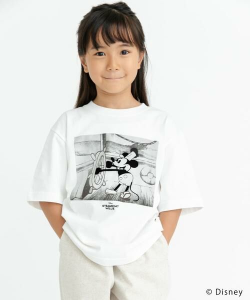 URBAN RESEARCH DOORS / アーバンリサーチ ドアーズ トップス | 『150サイズあり』別注/Disney/プリントTシャツ(KIDS) | 詳細1