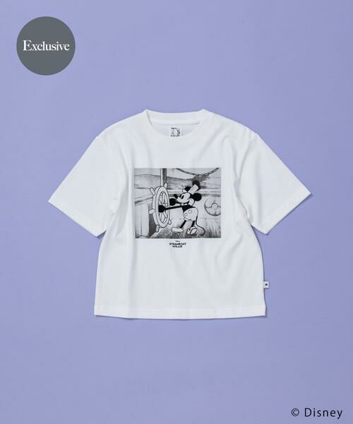 URBAN RESEARCH DOORS / アーバンリサーチ ドアーズ トップス | 『150サイズあり』別注/Disney/プリントTシャツ(KIDS)(オフホワイト)