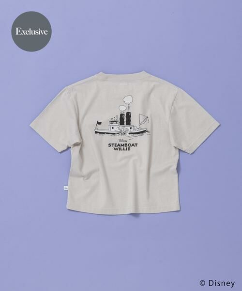 URBAN RESEARCH DOORS / アーバンリサーチ ドアーズ トップス | 『150サイズあり』別注/Disney/プリントTシャツ(KIDS)(ライトベージュ)