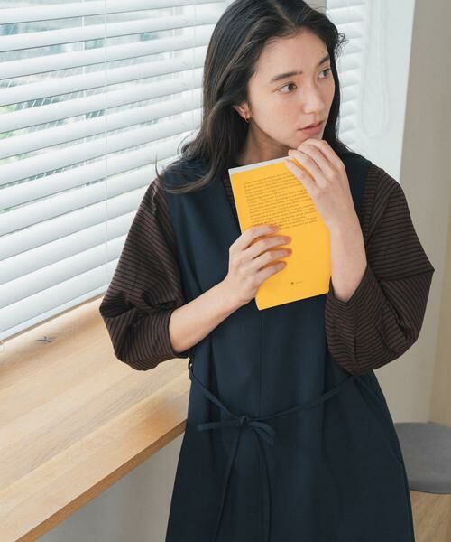 URBAN RESEARCH DOORS / アーバンリサーチ ドアーズ Tシャツ | タックスリーブボーダープルオーバー | 詳細2