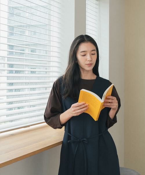 URBAN RESEARCH DOORS / アーバンリサーチ ドアーズ Tシャツ | タックスリーブボーダープルオーバー | 詳細4