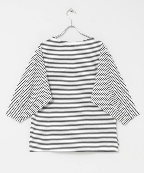 URBAN RESEARCH DOORS / アーバンリサーチ ドアーズ Tシャツ | タックスリーブボーダープルオーバー | 詳細18