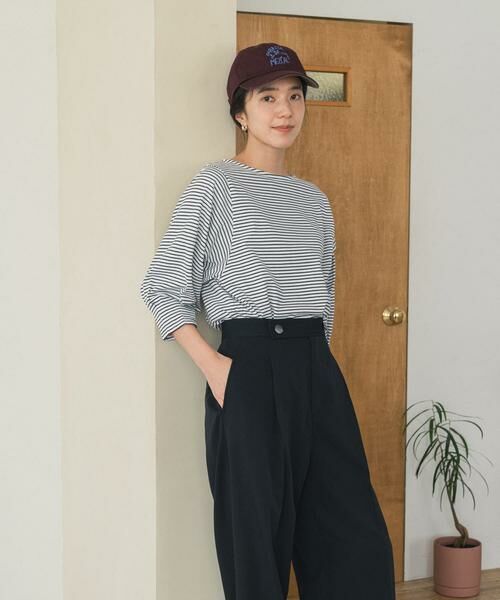 URBAN RESEARCH DOORS / アーバンリサーチ ドアーズ Tシャツ | タックスリーブボーダープルオーバー | 詳細12