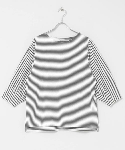 URBAN RESEARCH DOORS / アーバンリサーチ ドアーズ Tシャツ | タックスリーブボーダープルオーバー | 詳細16