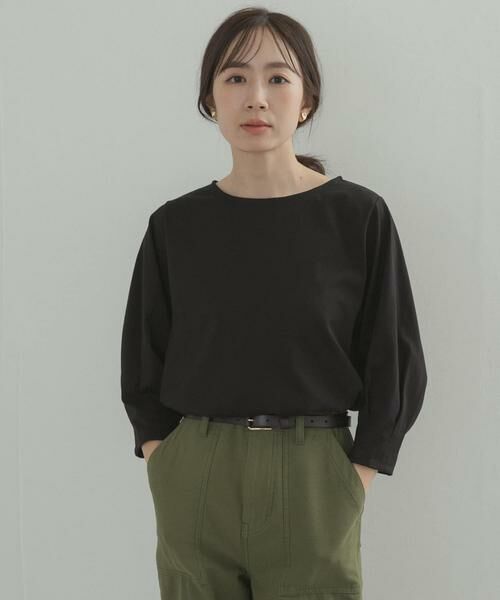 URBAN RESEARCH DOORS / アーバンリサーチ ドアーズ Tシャツ | タックスリーブボーダープルオーバー | 詳細22