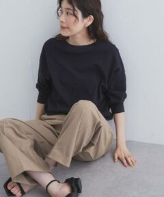 URBAN RESEARCH DOORS / アーバンリサーチ ドアーズ Tシャツ | ライトタックフライスハーフスリーブプルオーバー