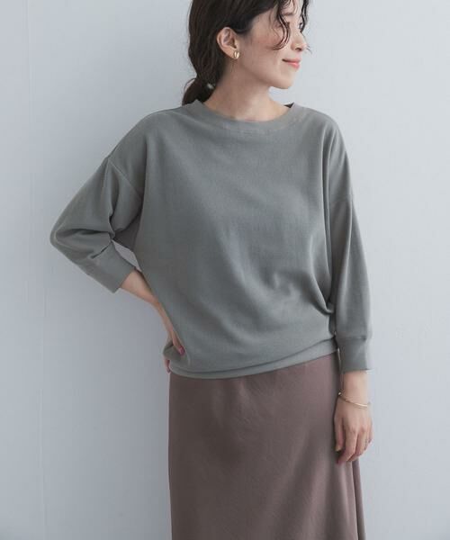 URBAN RESEARCH DOORS / アーバンリサーチ ドアーズ Tシャツ | ライトタックフライスハーフスリーブプルオーバー | 詳細2