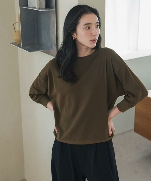 URBAN RESEARCH DOORS / アーバンリサーチ ドアーズ Tシャツ | ライトタックフライスハーフスリーブプルオーバー | 詳細10