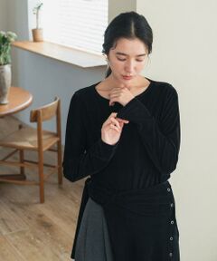 URBAN RESEARCH DOORS / アーバンリサーチ ドアーズ Tシャツ | シアーベロアプルオーバー