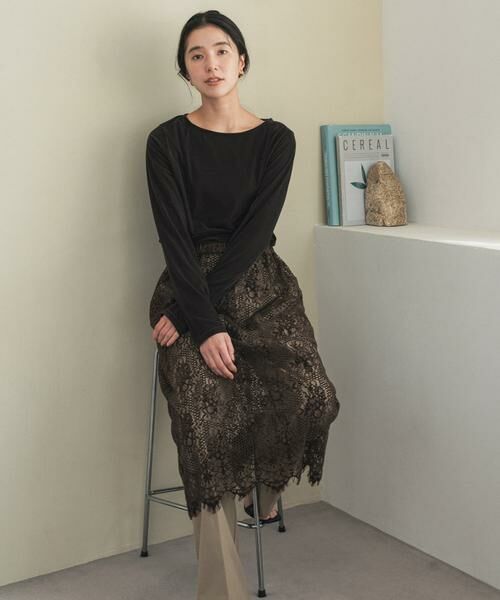URBAN RESEARCH DOORS / アーバンリサーチ ドアーズ Tシャツ | シアーベロアプルオーバー | 詳細3