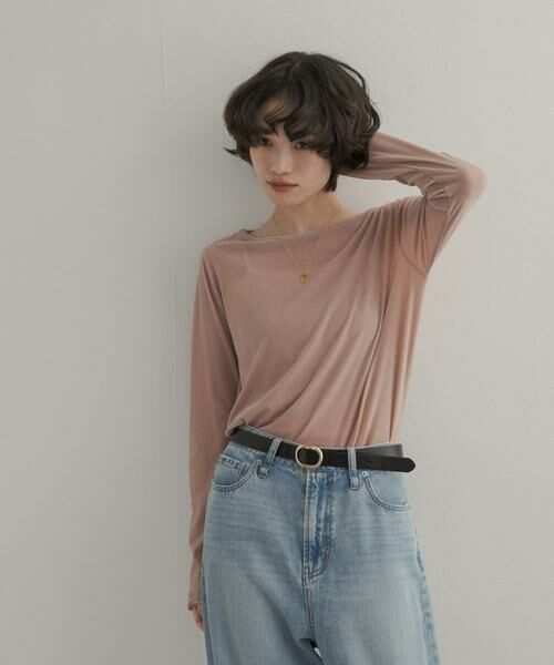 URBAN RESEARCH DOORS / アーバンリサーチ ドアーズ Tシャツ | シアーベロアプルオーバー | 詳細16
