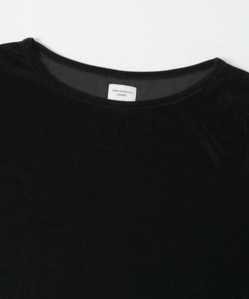 URBAN RESEARCH DOORS / アーバンリサーチ ドアーズ Tシャツ | シアーベロアプルオーバー | 詳細21
