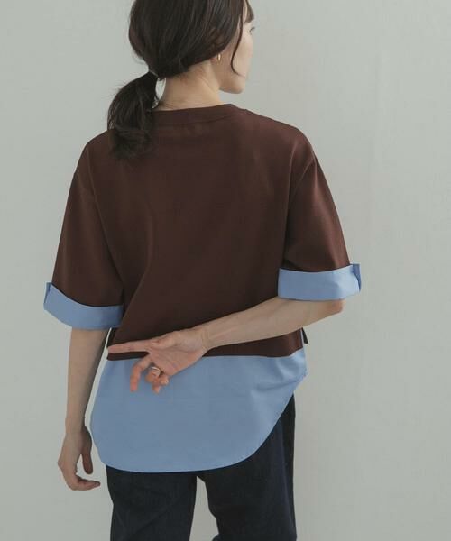 URBAN RESEARCH DOORS / アーバンリサーチ ドアーズ Tシャツ | フェイクレイヤードニットプルオーバー | 詳細7