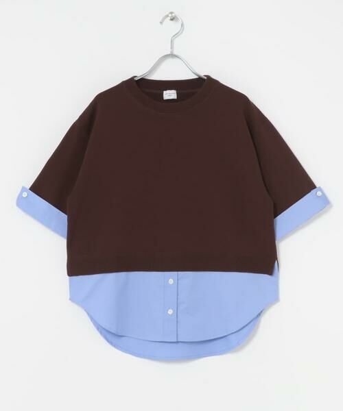 URBAN RESEARCH DOORS / アーバンリサーチ ドアーズ Tシャツ | フェイクレイヤードニットプルオーバー | 詳細8