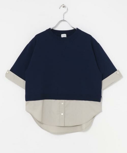 URBAN RESEARCH DOORS / アーバンリサーチ ドアーズ Tシャツ | フェイクレイヤードニットプルオーバー | 詳細17