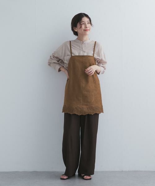 URBAN RESEARCH DOORS / アーバンリサーチ ドアーズ その他トップス | ヘム刺繍スエードライクキャミソール | 詳細7