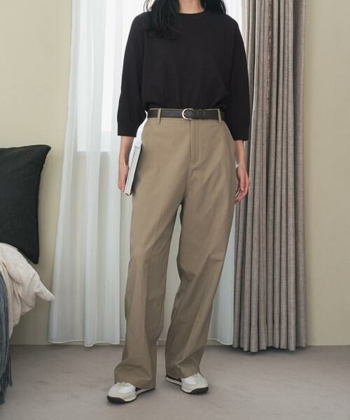 URBAN RESEARCH DOORS / アーバンリサーチ ドアーズ その他パンツ | ハイウエストストレッチチノパンツ | 詳細16