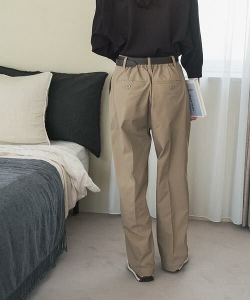 URBAN RESEARCH DOORS / アーバンリサーチ ドアーズ その他パンツ | ハイウエストストレッチチノパンツ | 詳細19
