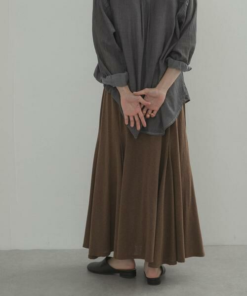 URBAN RESEARCH DOORS / アーバンリサーチ ドアーズ ロング・マキシ丈スカート | マチ切替フレアカットスカート | 詳細5