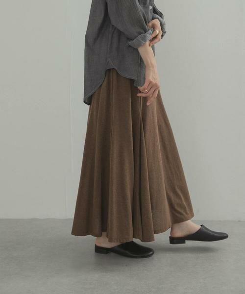 URBAN RESEARCH DOORS / アーバンリサーチ ドアーズ ロング・マキシ丈スカート | マチ切替フレアカットスカート | 詳細6