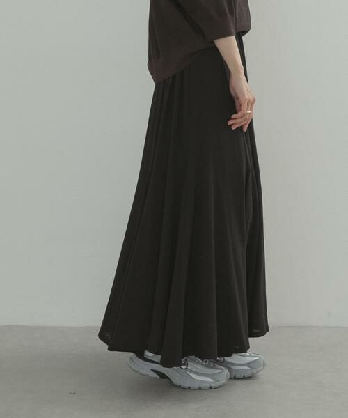 URBAN RESEARCH DOORS / アーバンリサーチ ドアーズ ロング・マキシ丈スカート | マチ切替フレアカットスカート | 詳細17