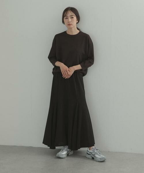 URBAN RESEARCH DOORS / アーバンリサーチ ドアーズ ロング・マキシ丈スカート | マチ切替フレアカットスカート | 詳細21