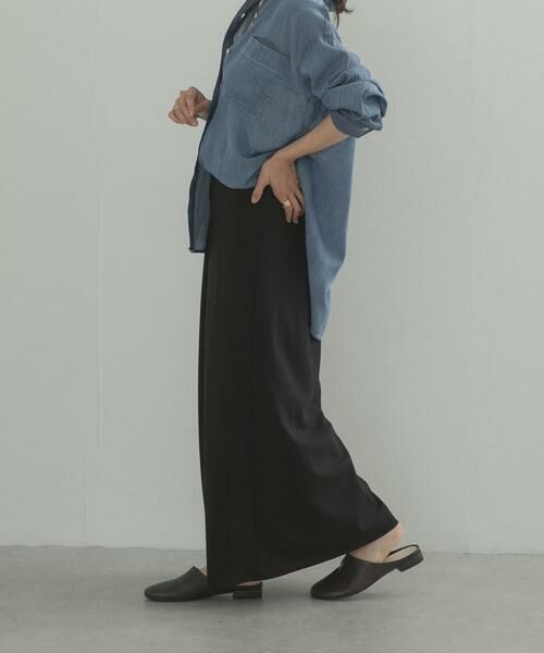 URBAN RESEARCH DOORS / アーバンリサーチ ドアーズ ロング・マキシ丈スカート | ウエスト釦バイアススカート | 詳細5
