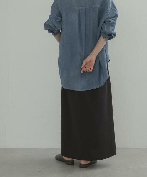 URBAN RESEARCH DOORS / アーバンリサーチ ドアーズ ロング・マキシ丈スカート | ウエスト釦バイアススカート | 詳細6