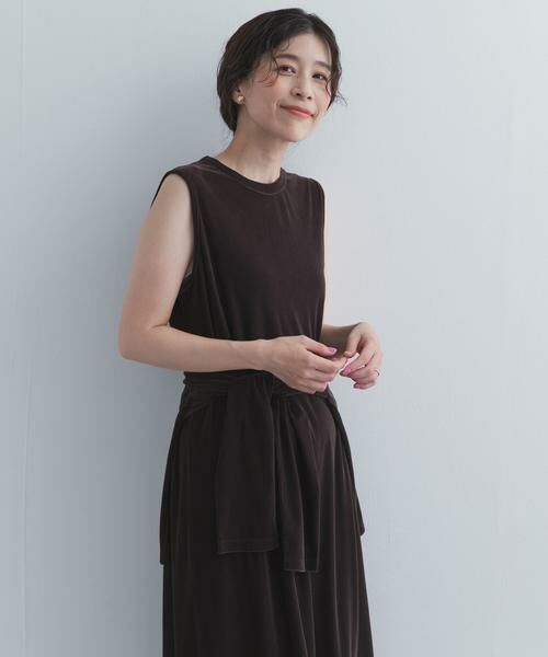 URBAN RESEARCH DOORS / アーバンリサーチ ドアーズ ワンピース | シアーベロアワンピース | 詳細4
