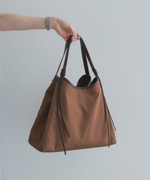 URBAN RESEARCH DOORS / アーバンリサーチ ドアーズ トートバッグ | A4撥水ナイロントート（ブラウン）