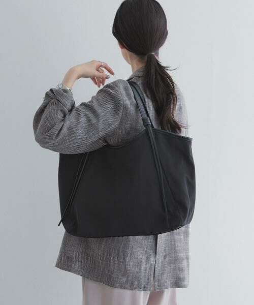 URBAN RESEARCH DOORS / アーバンリサーチ ドアーズ トートバッグ | A4撥水ナイロントート（ブラック）